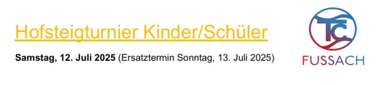 Hofsteigturnier Kinder/Schüler